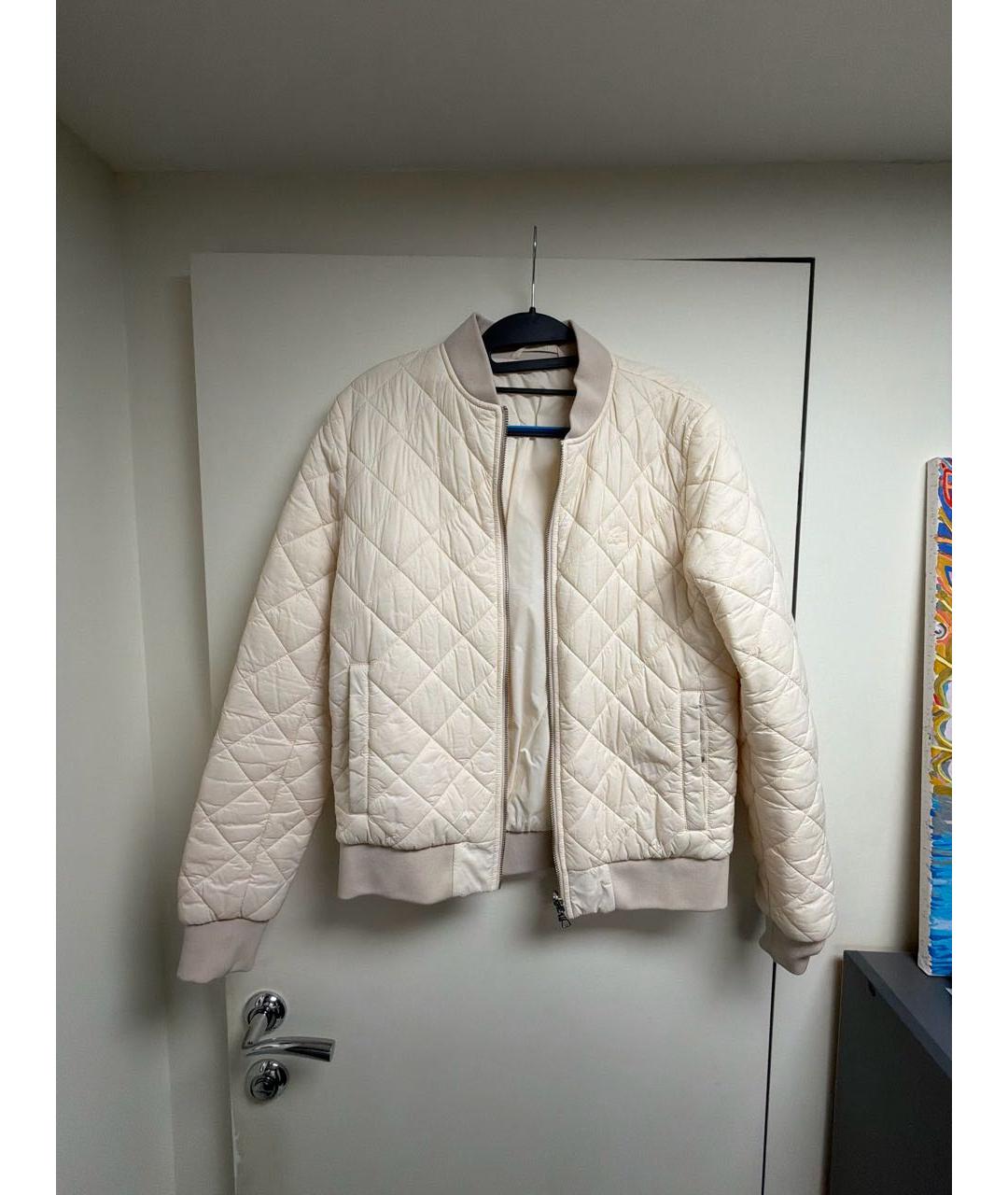 LACOSTE Бежевая полиамидовая куртка, фото 5