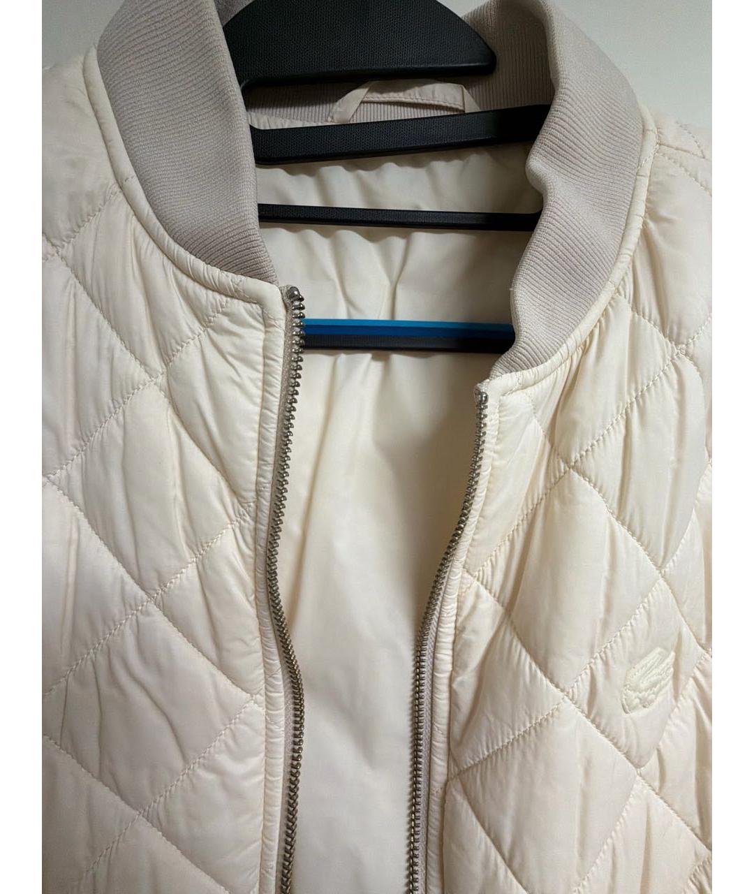 LACOSTE Бежевая полиамидовая куртка, фото 4