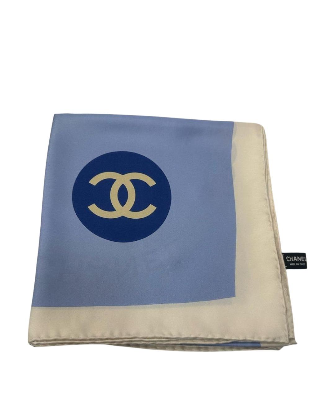 CHANEL Мульти шелковый платок, фото 1