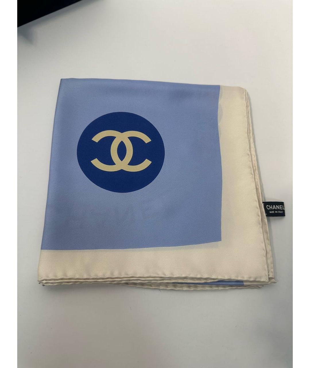 CHANEL Мульти шелковый платок, фото 7