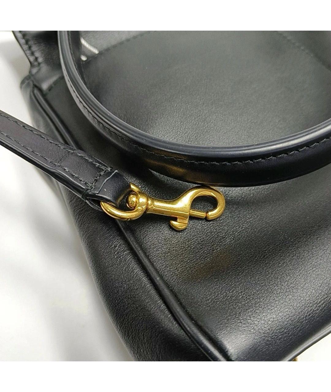 BALENCIAGA Черная кожаная сумка через плечо, фото 7