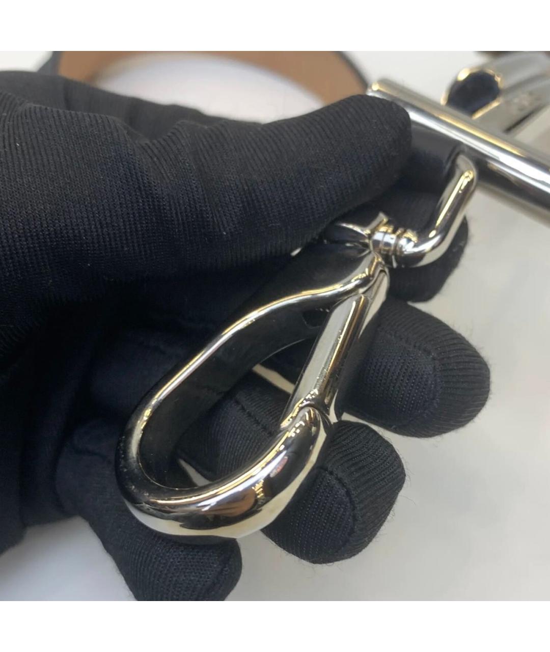 TOD'S Черный кожаный ремень, фото 7