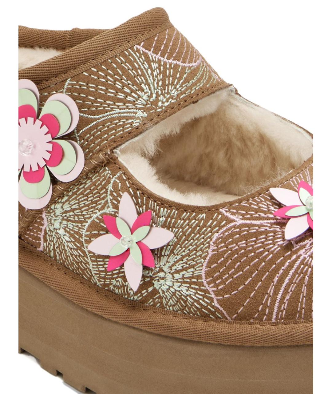 UGG AUSTRALIA Бежевые ботинки, фото 3