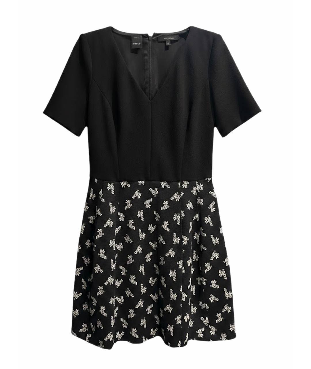 PINKO Черное повседневное платье, фото 1