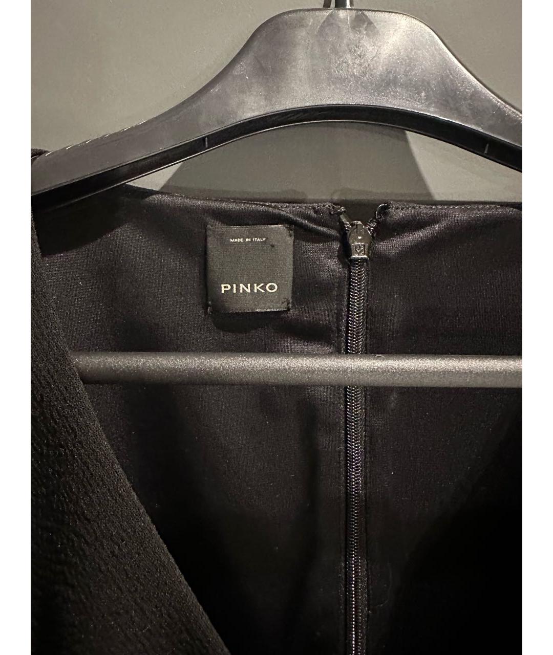 PINKO Черное повседневное платье, фото 3