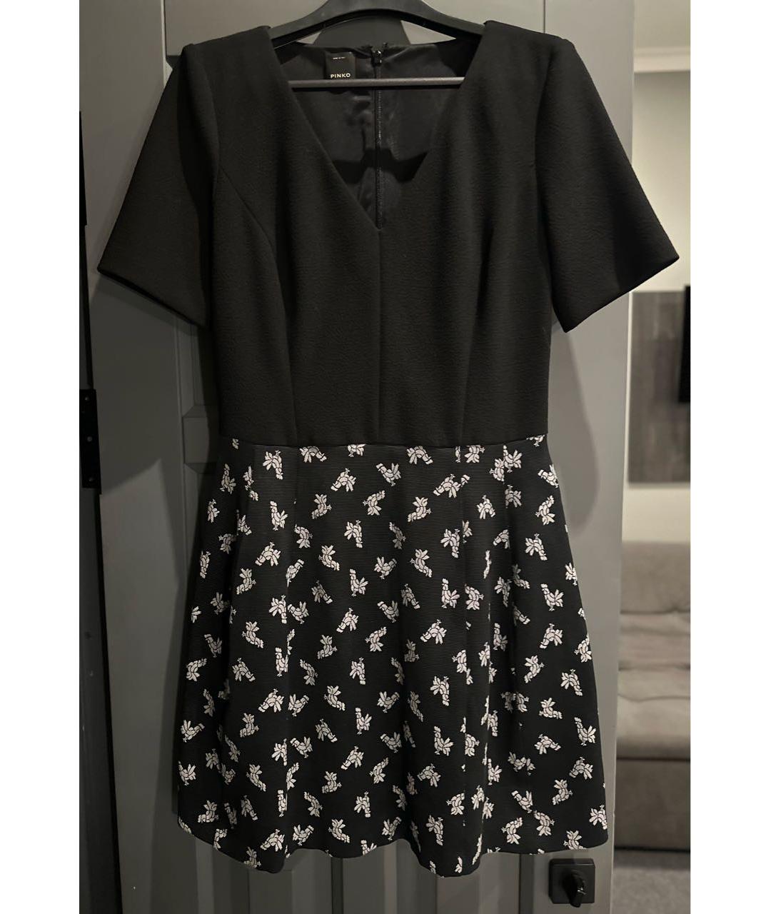 PINKO Черное повседневное платье, фото 2