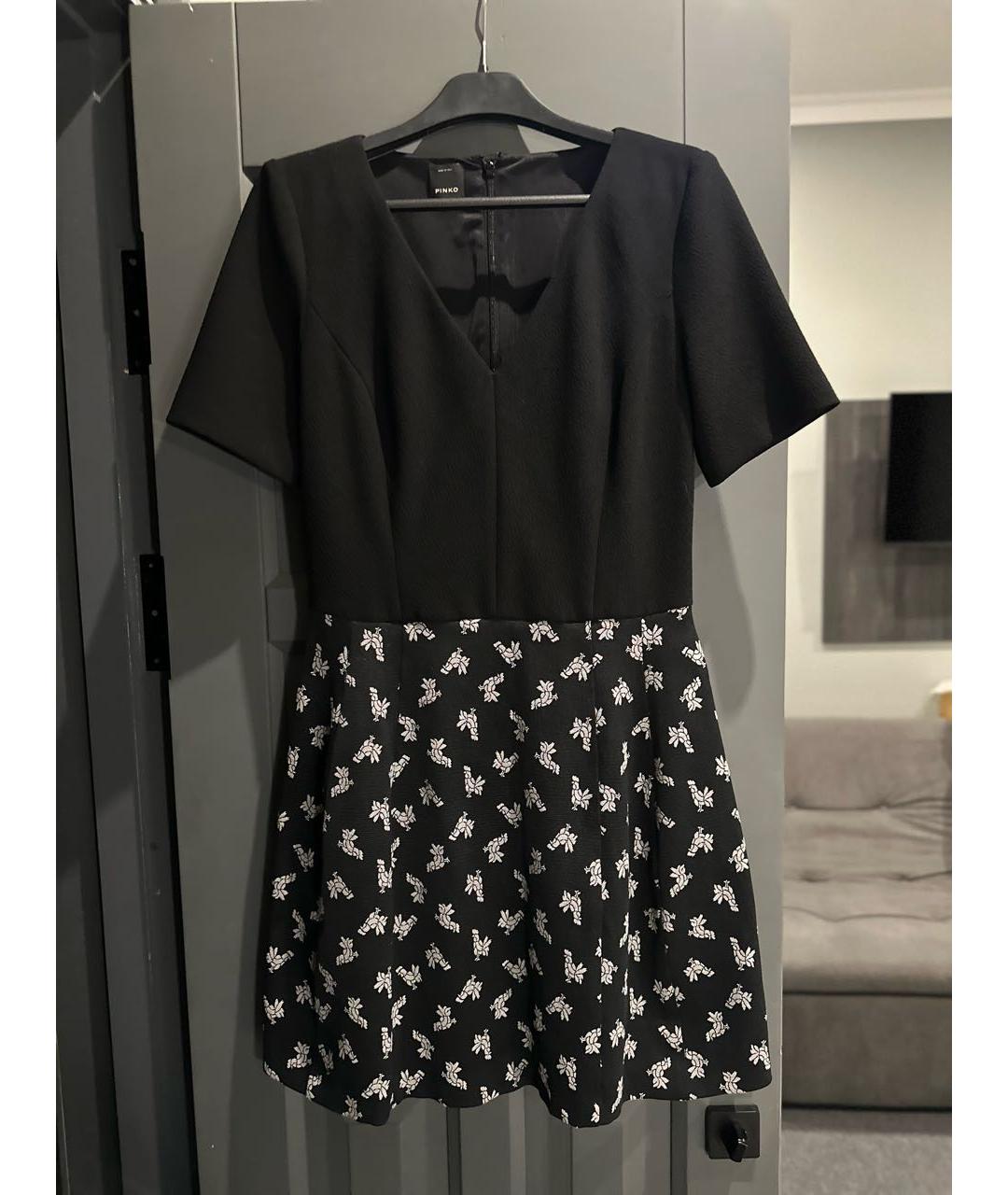 PINKO Черное повседневное платье, фото 6