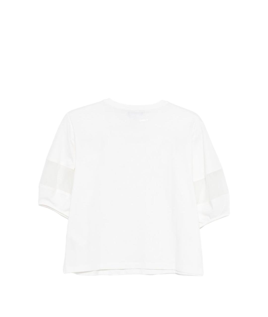 EMPORIO ARMANI Белая хлопковая футболка, фото 3