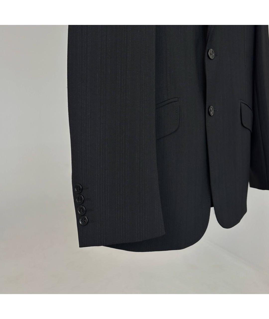 CAVALLI CLASS Черный шерстяной костюм с брюками, фото 4