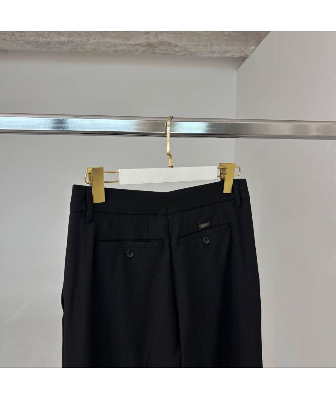 CAVALLI CLASS Черный шерстяной костюм с брюками, фото 5