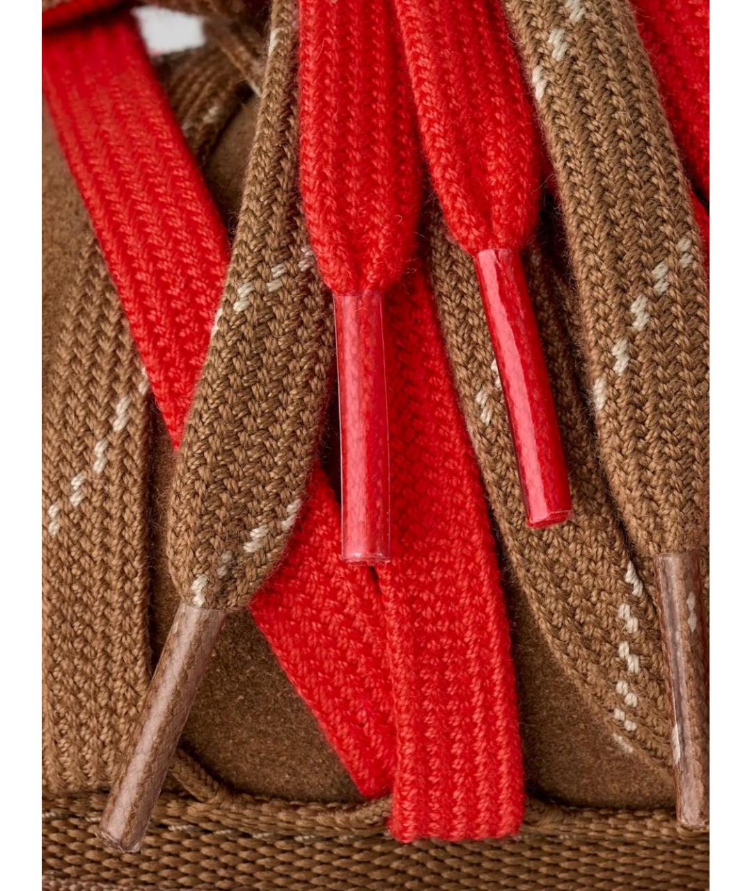 UGG AUSTRALIA Бежевые замшевые низкие ботинки, фото 5