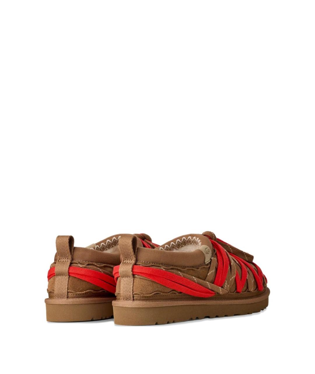 UGG AUSTRALIA Бежевые замшевые низкие ботинки, фото 2