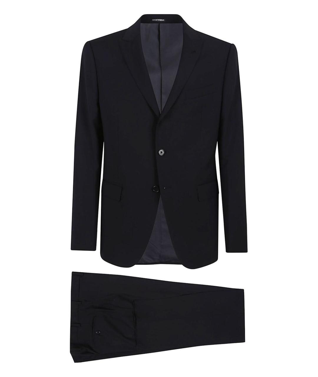 EMPORIO ARMANI Синий классический костюм, фото 1
