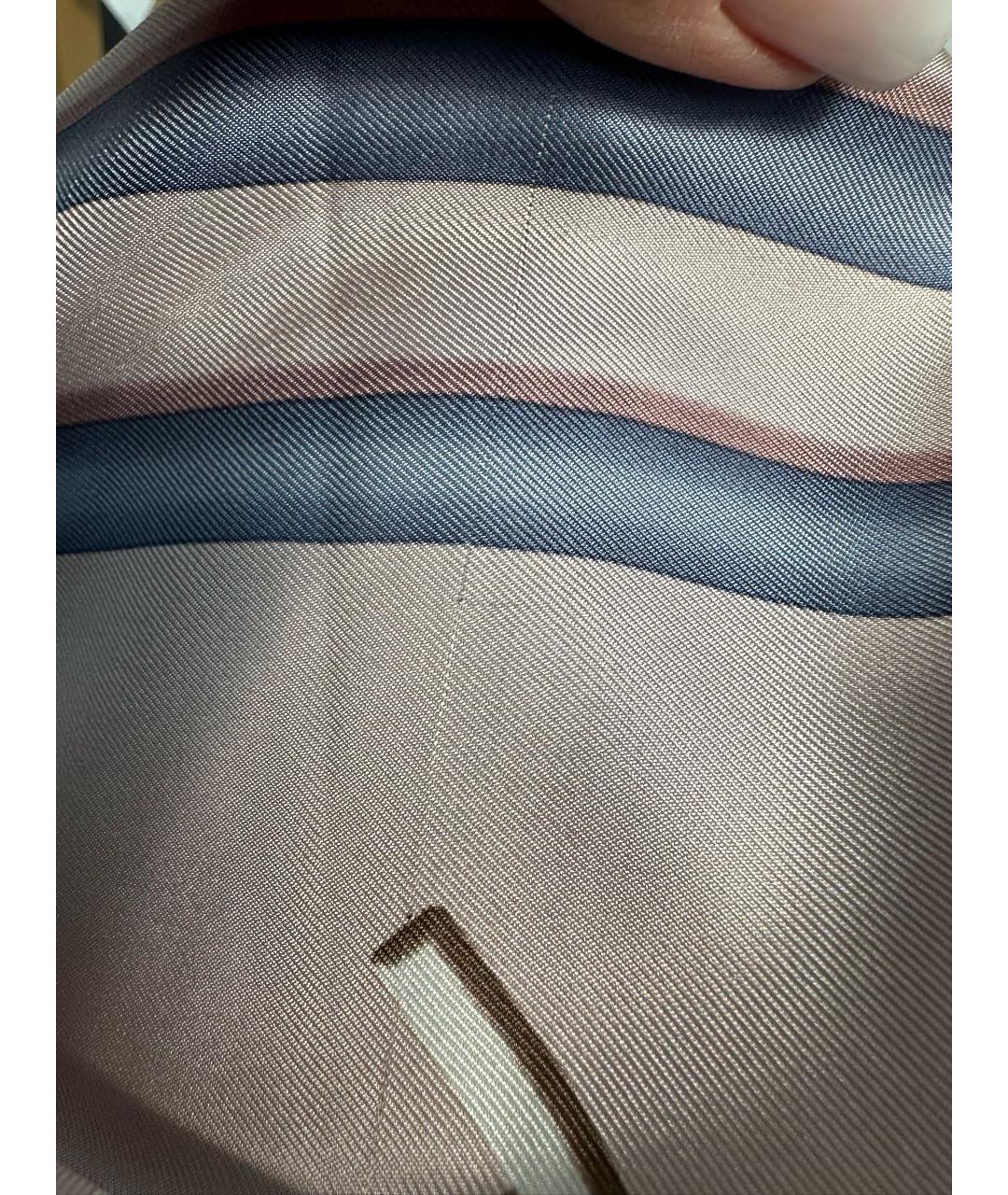 CHANEL Розовый шелковый платок, фото 8