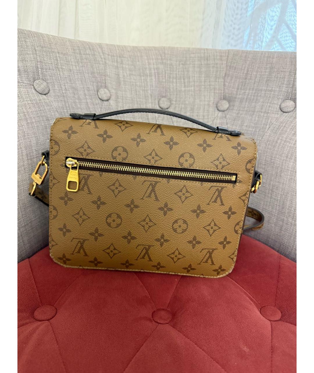 LOUIS VUITTON Коричневая сумка через плечо, фото 4