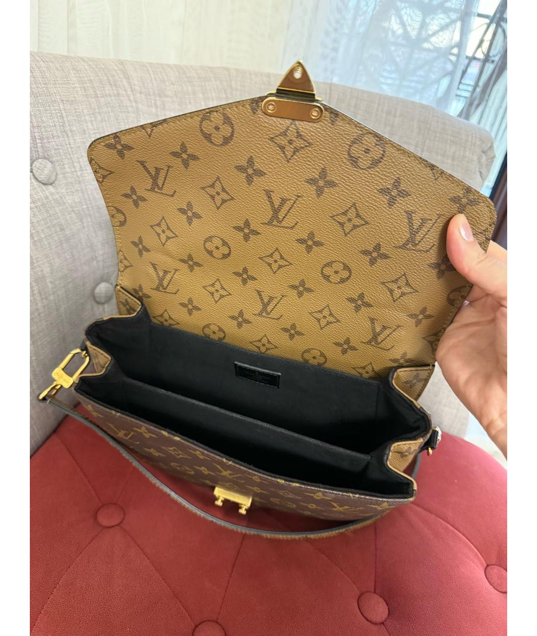 LOUIS VUITTON Коричневая сумка через плечо, фото 5