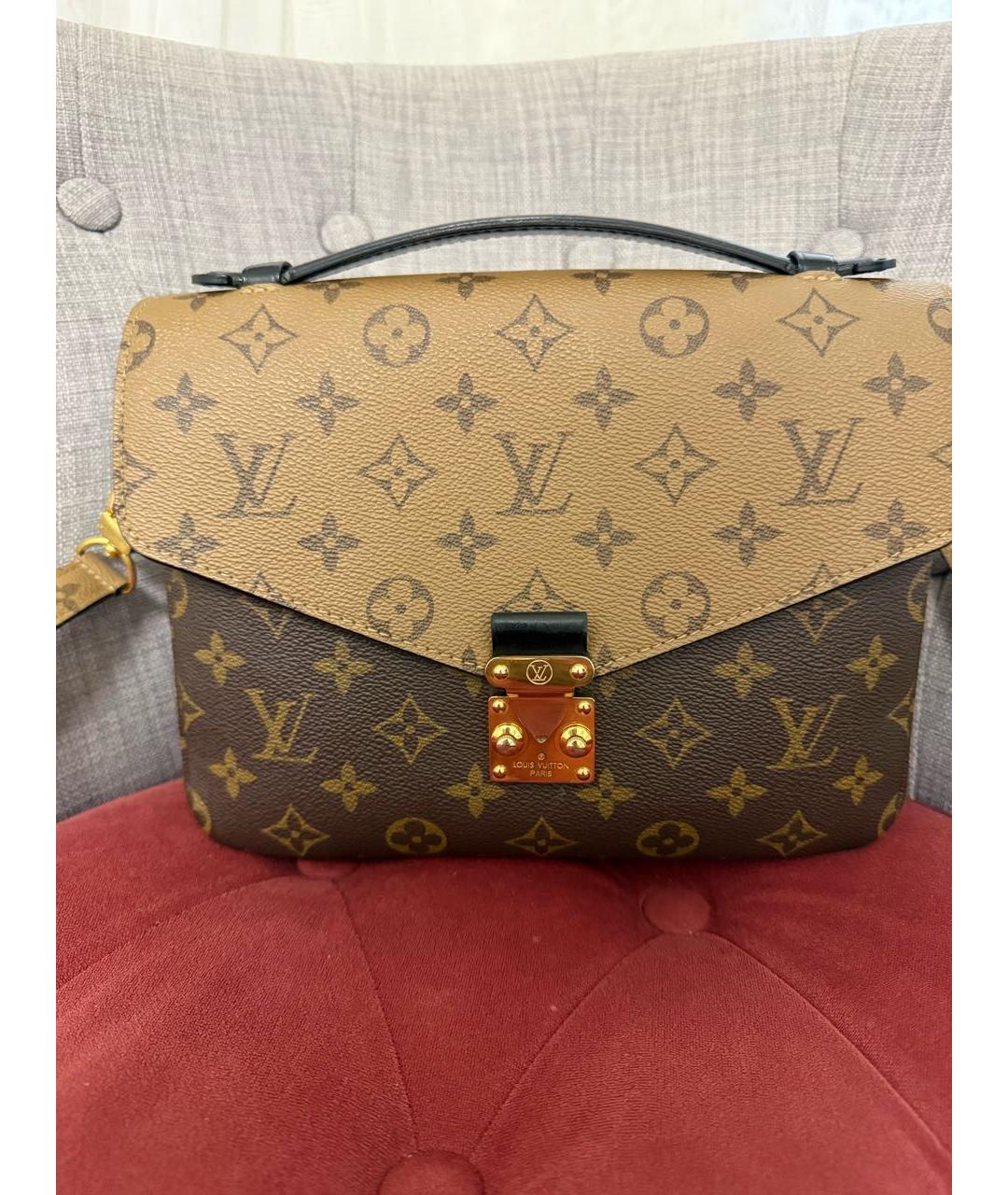 LOUIS VUITTON Коричневая сумка через плечо, фото 2