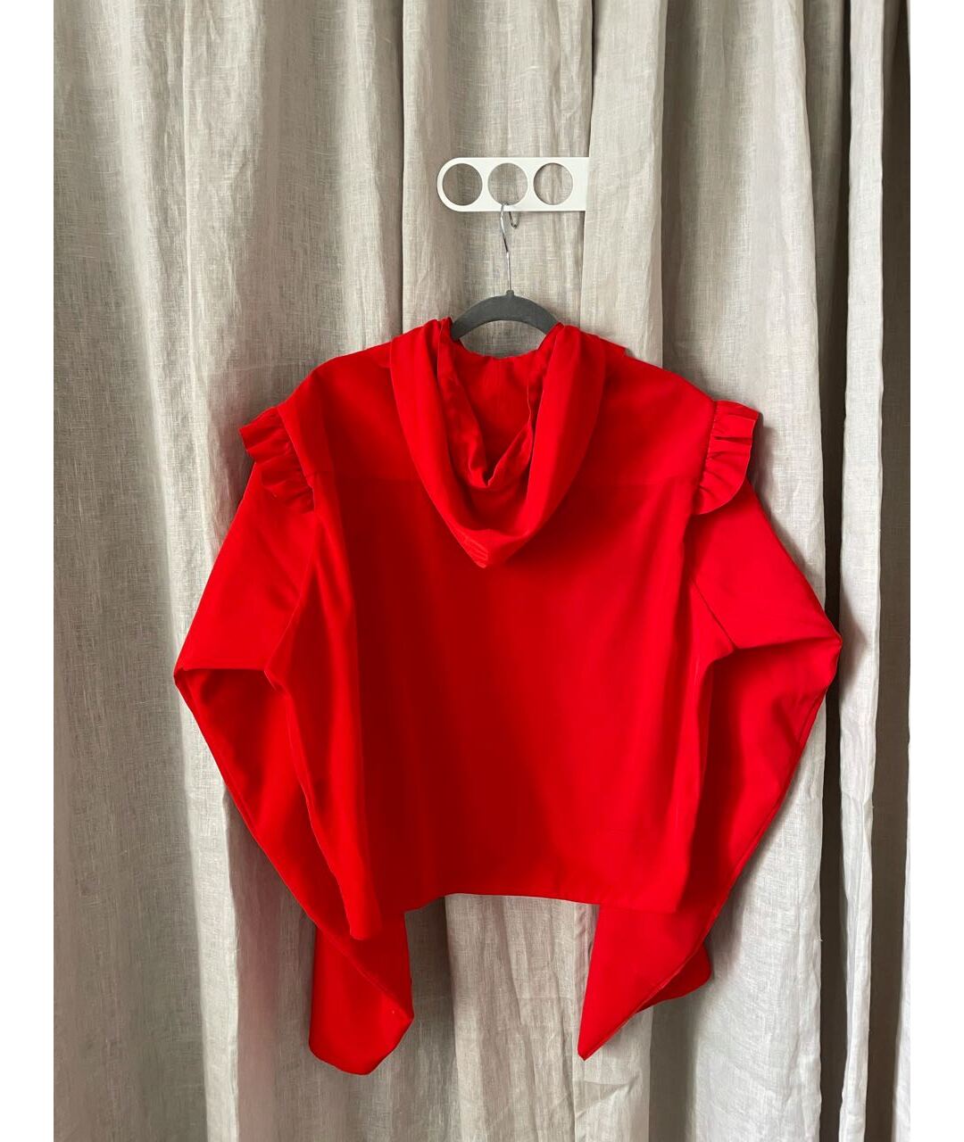 VETEMENTS Красная шелковая рубашка, фото 2