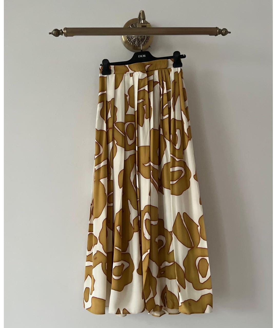 LORO PIANA Коричневая юбка макси, фото 8