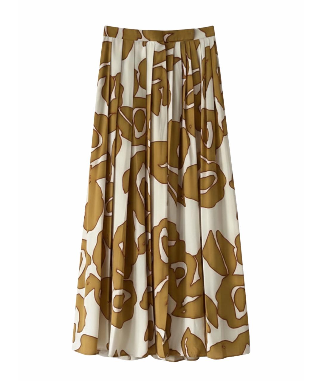 LORO PIANA Коричневая юбка макси, фото 1