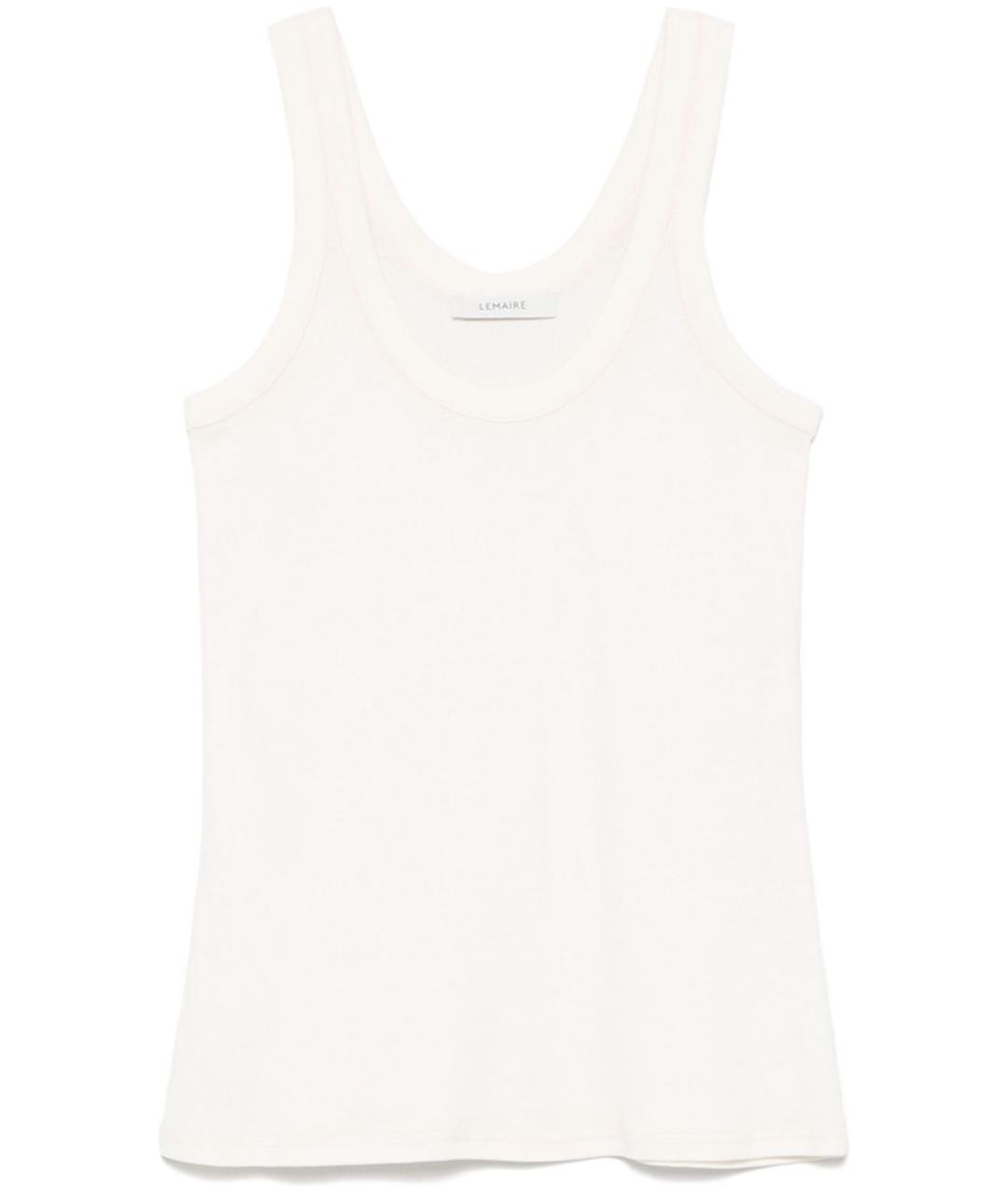 LEMAIRE Бежевая хлопковая майка, фото 1