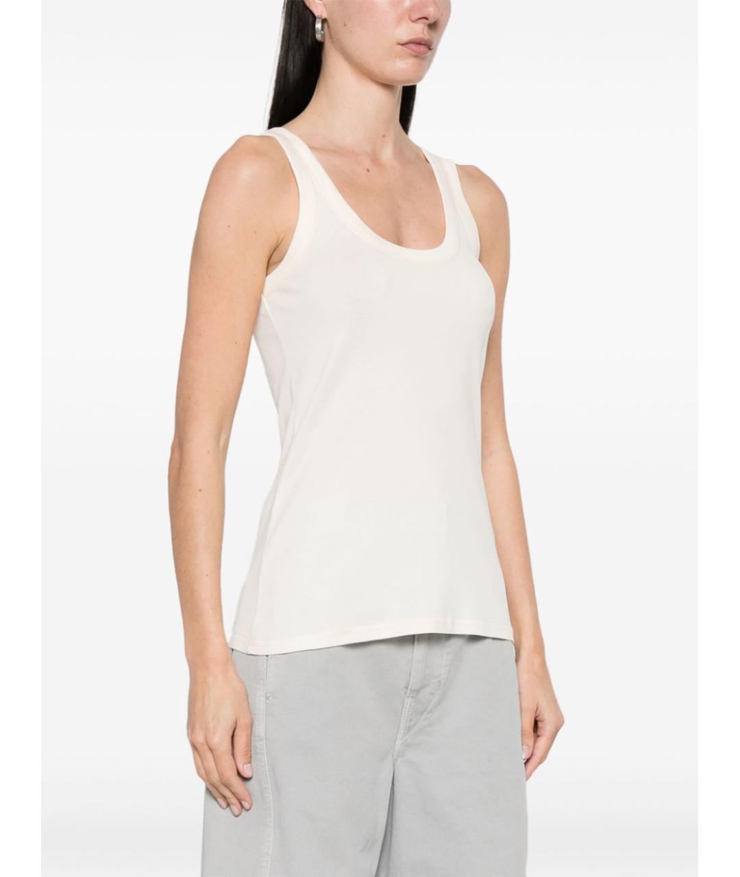 LEMAIRE Бежевая хлопковая майка, фото 3