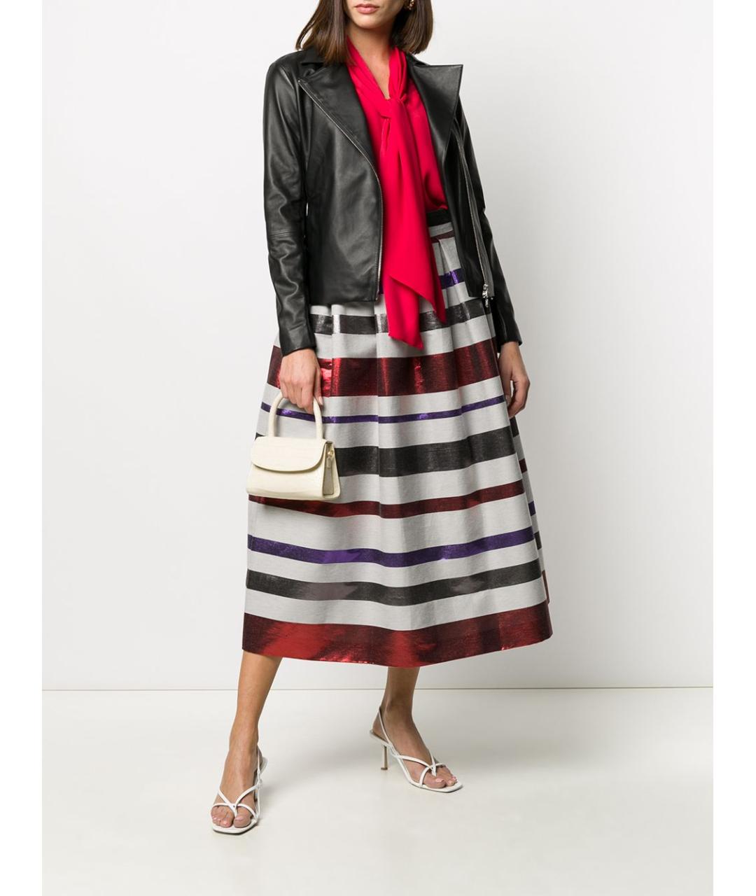 EMPORIO ARMANI Черная кожаная куртка, фото 4