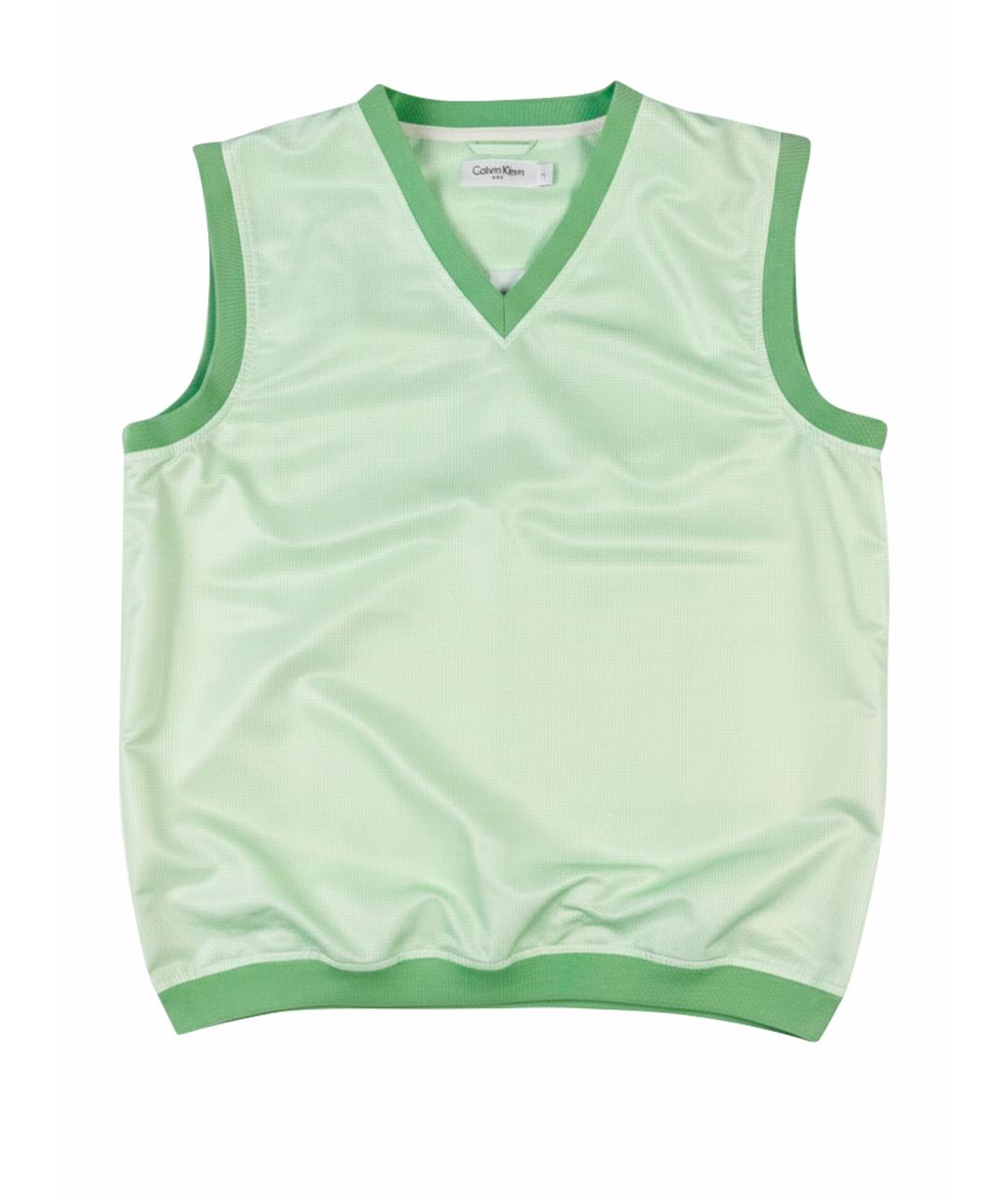 CALVIN KLEIN Салатовый синтетический жилет, фото 1