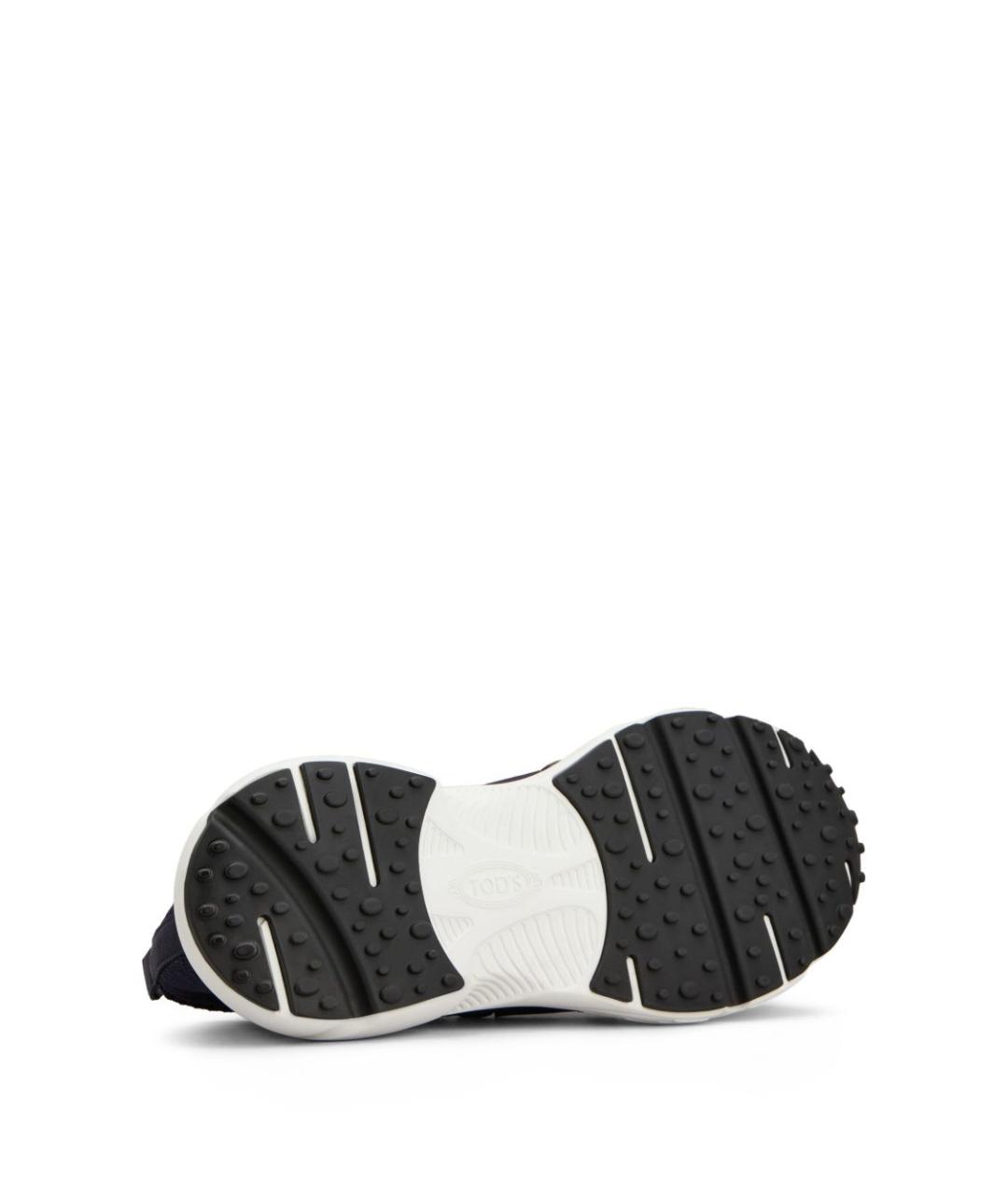 TOD'S Синие синтетические кроссовки, фото 2