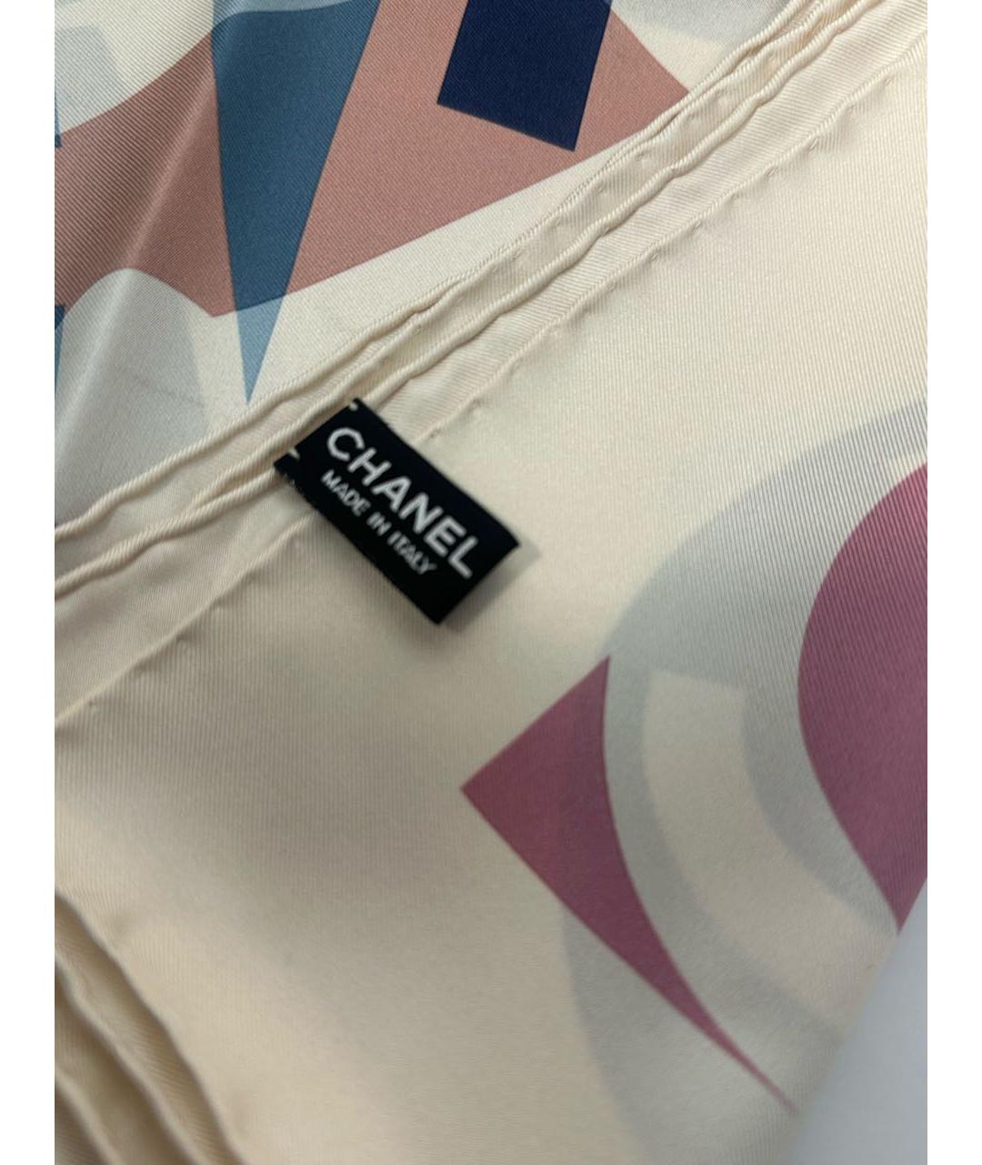 CHANEL Мульти шелковый платок, фото 3