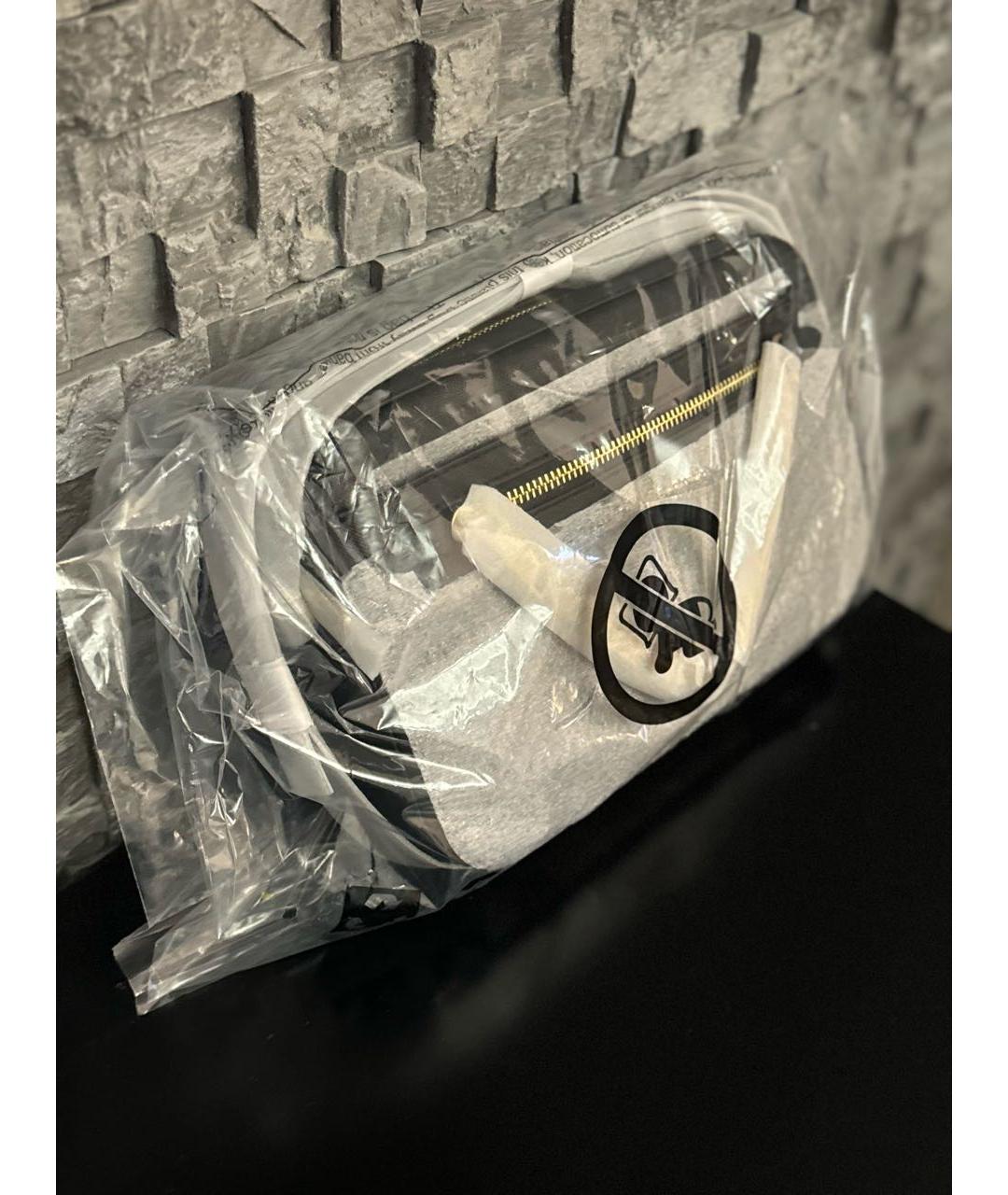 MICHAEL MICHAEL KORS Черная кожаная сумка через плечо, фото 6