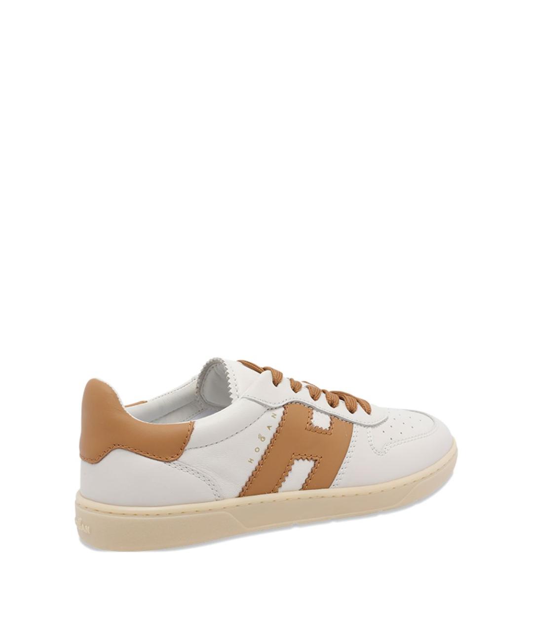 HOGAN Белые кожаные кеды, фото 4