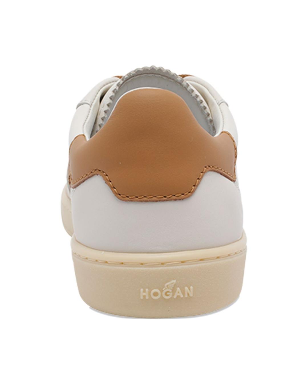 HOGAN Белые кожаные кеды, фото 2