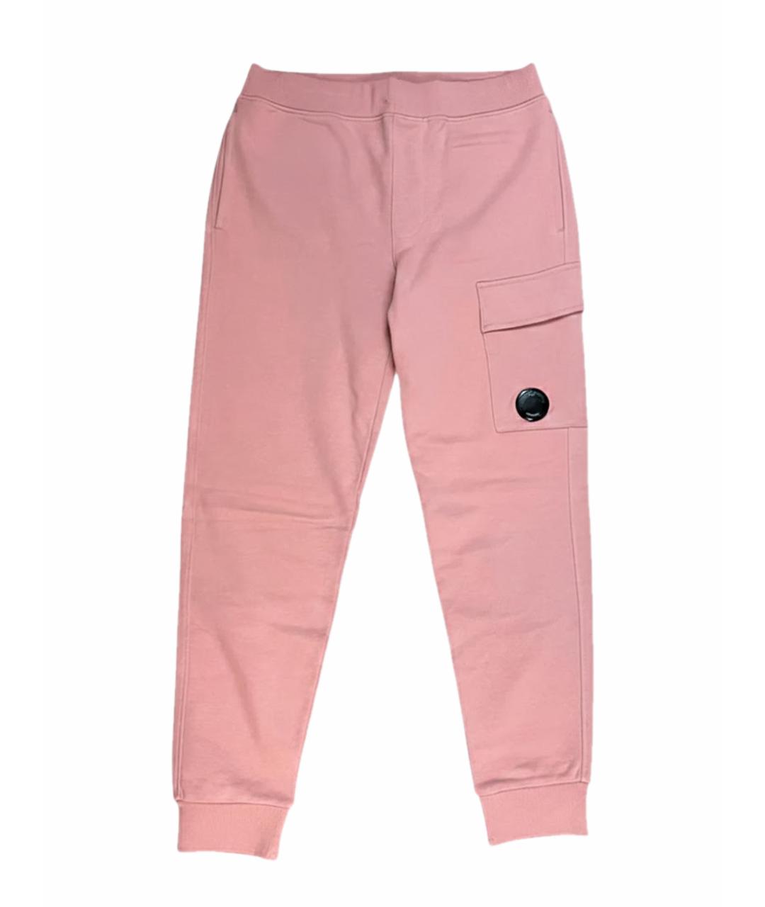 CP COMPANY Розовые хлопковые повседневные брюки, фото 1