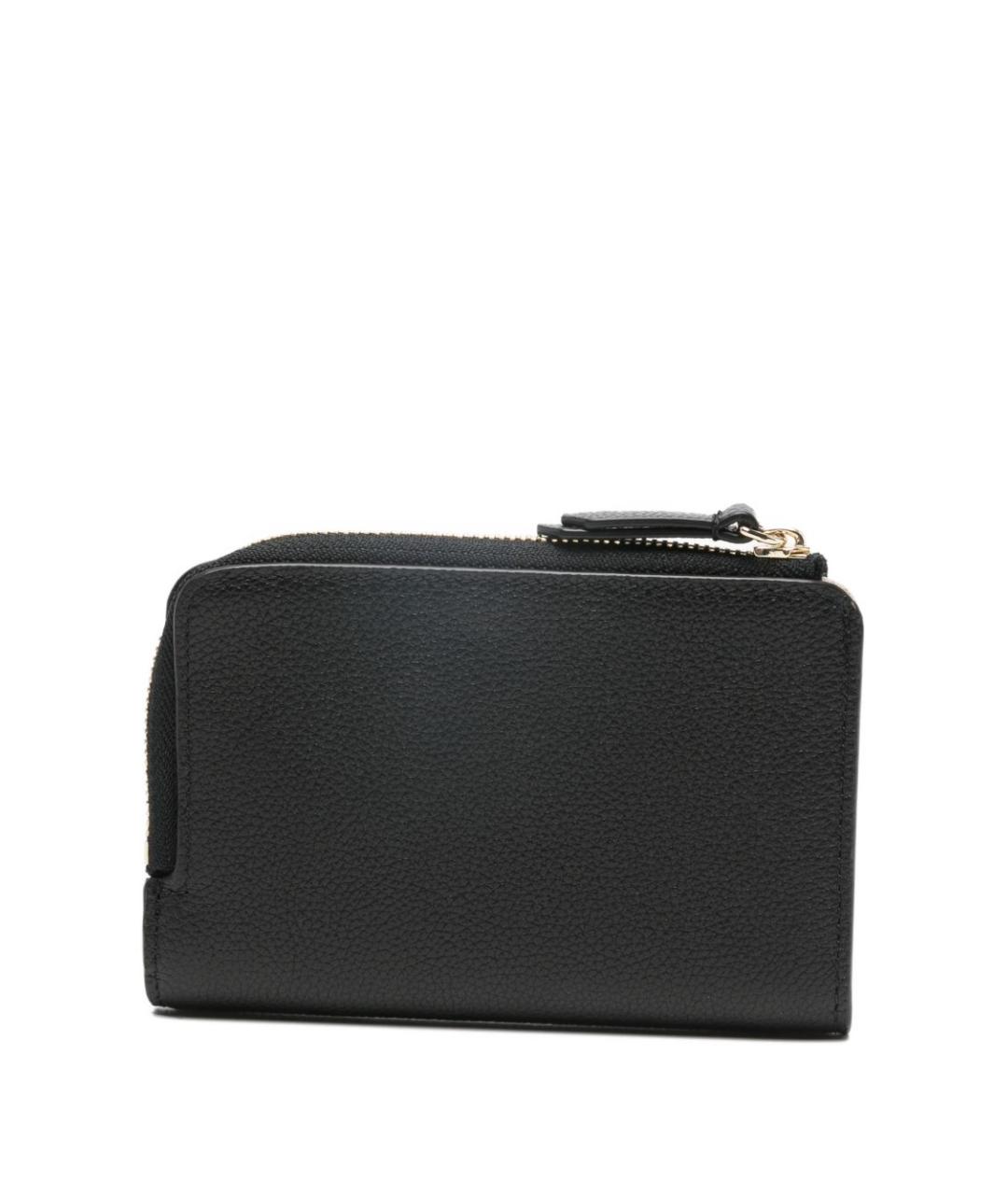 EMPORIO ARMANI Черный кожаный кошелек, фото 2