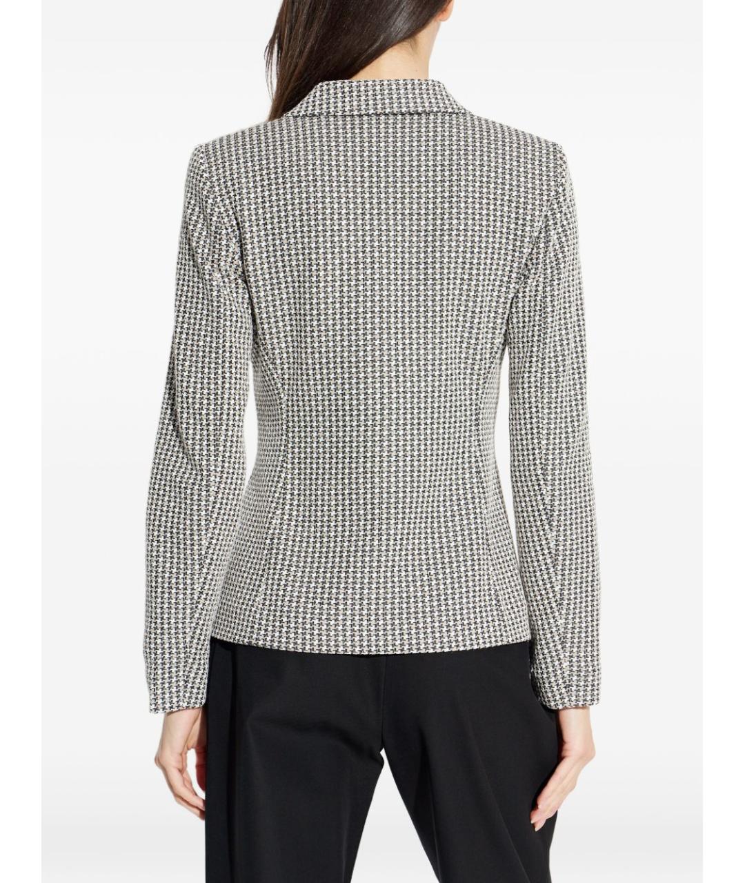 EMPORIO ARMANI Мульти полиэстеровый жакет/пиджак, фото 4