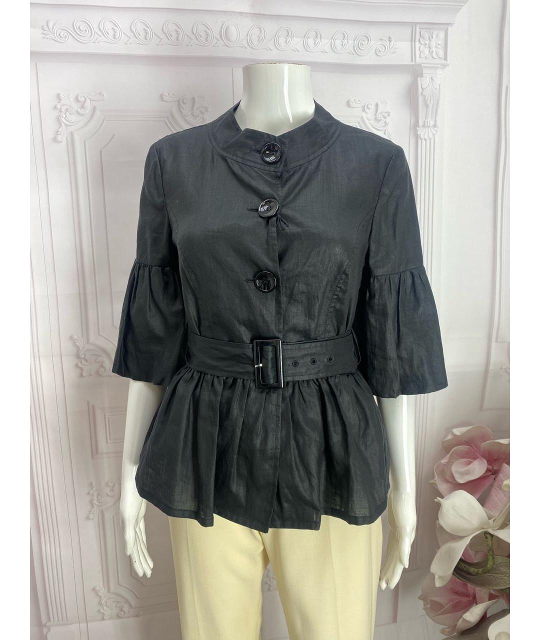 PESERICO Черный жакет/пиджак, фото 5