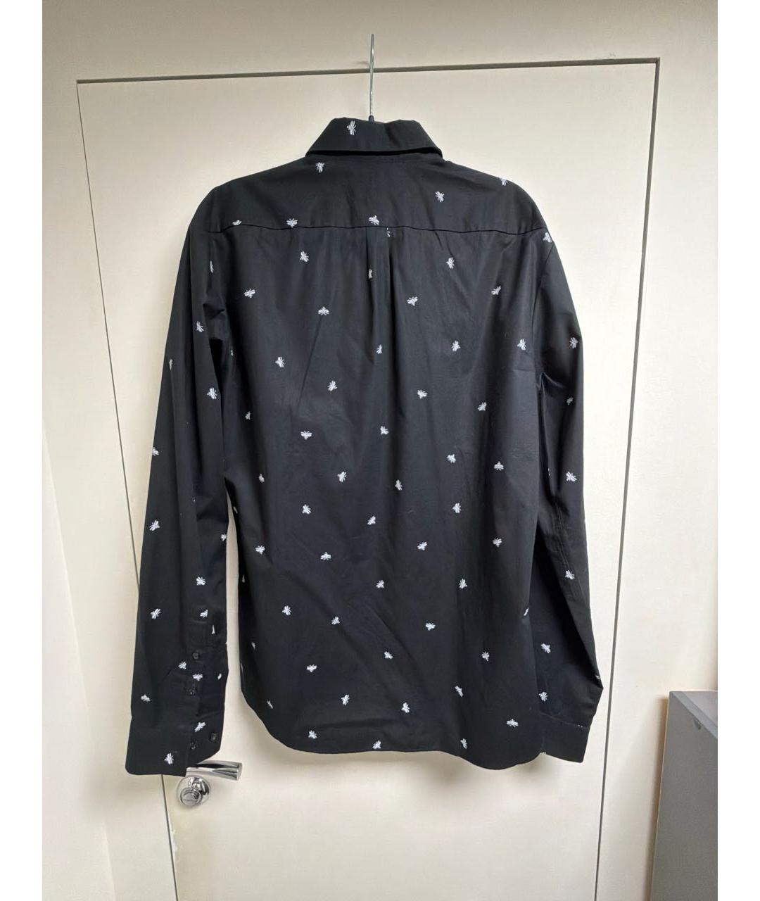 HUGO Черная хлопковая кэжуал рубашка, фото 2