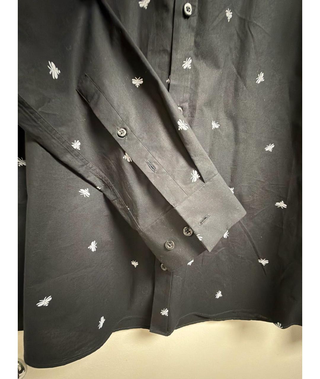 HUGO Черная хлопковая кэжуал рубашка, фото 4