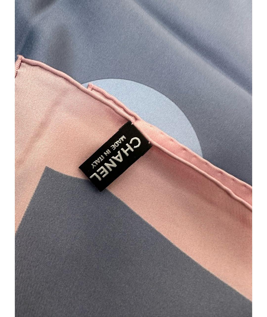 CHANEL Мульти шелковый платок, фото 3