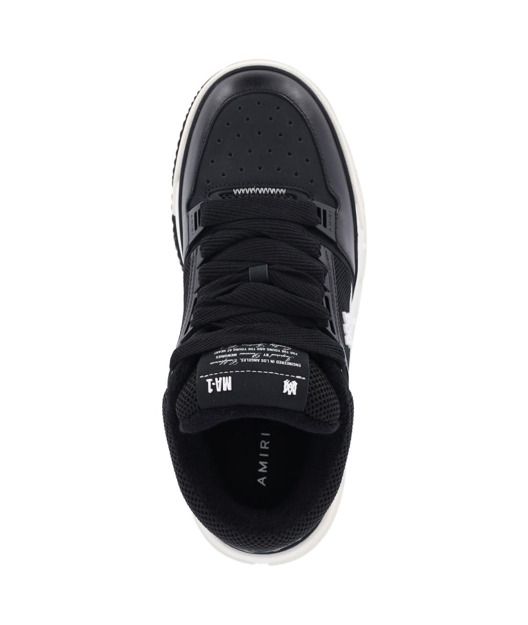 AMIRI Черные синтетические низкие кроссовки / кеды, фото 5