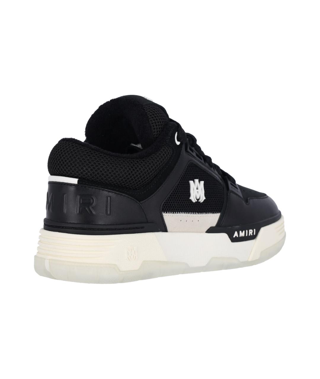AMIRI Черные синтетические низкие кроссовки / кеды, фото 4