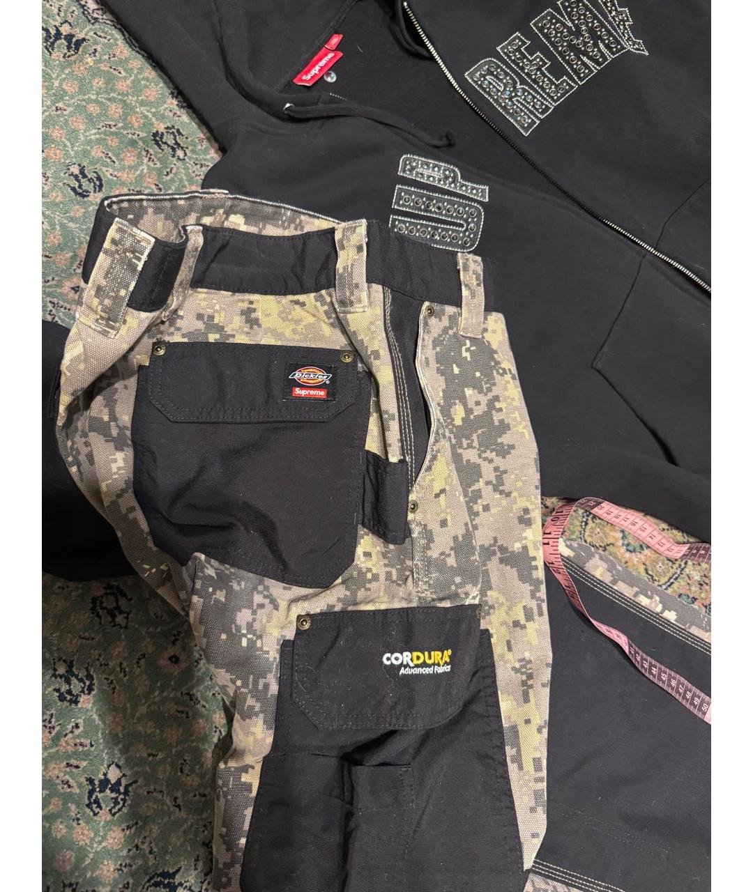 SUPREME Хлопковые прямые джинсы, фото 6