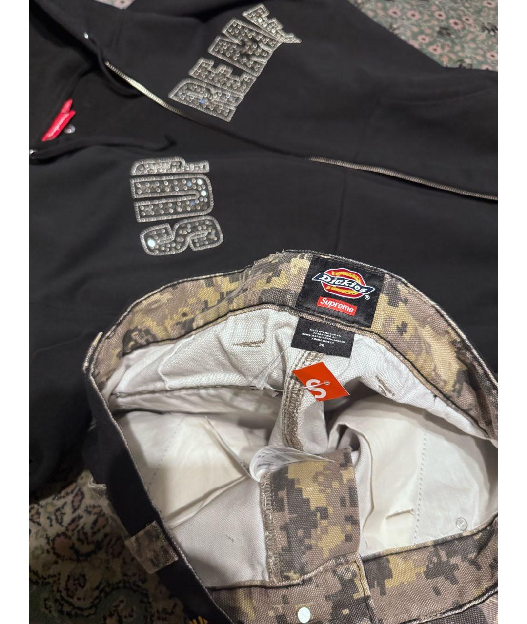 SUPREME Хлопковые прямые джинсы, фото 5