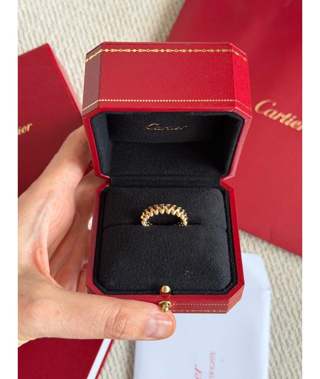 CARTIER Желтое кольцо из желтого золота, фото 4