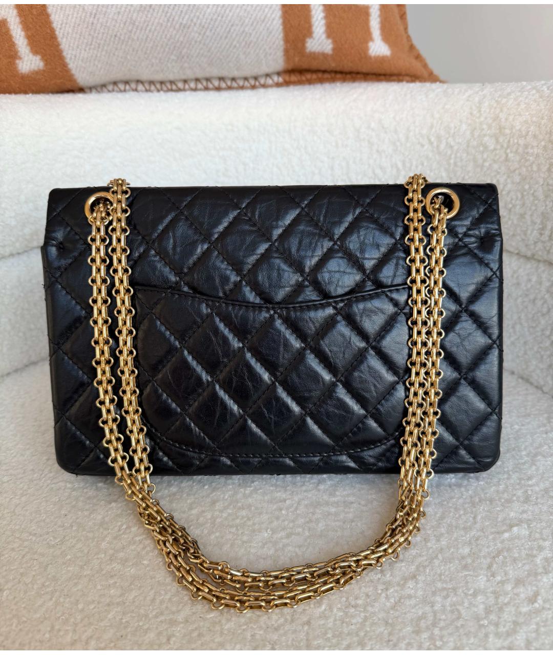 CHANEL Черная кожаная сумка через плечо, фото 3