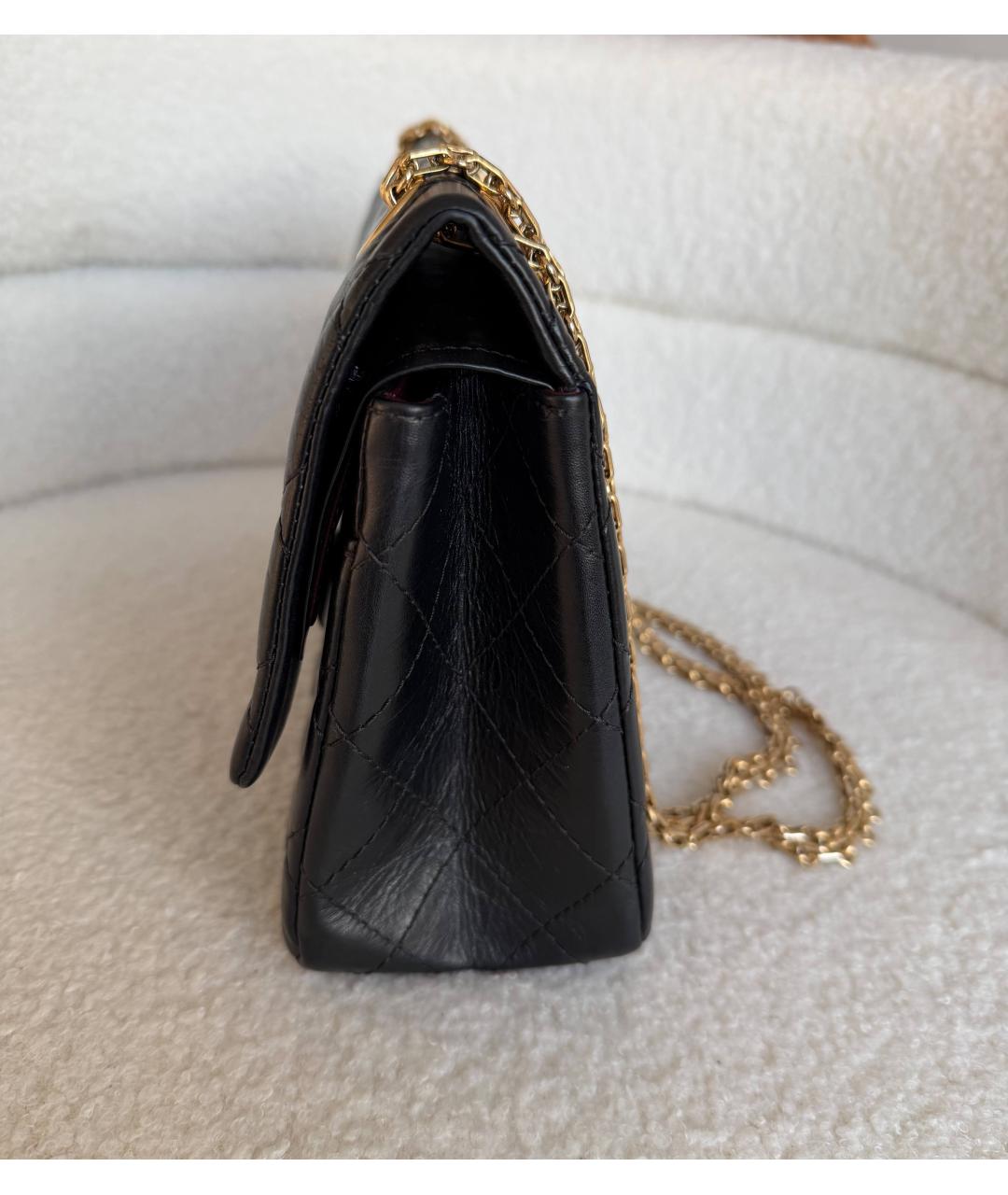 CHANEL Черная кожаная сумка через плечо, фото 5