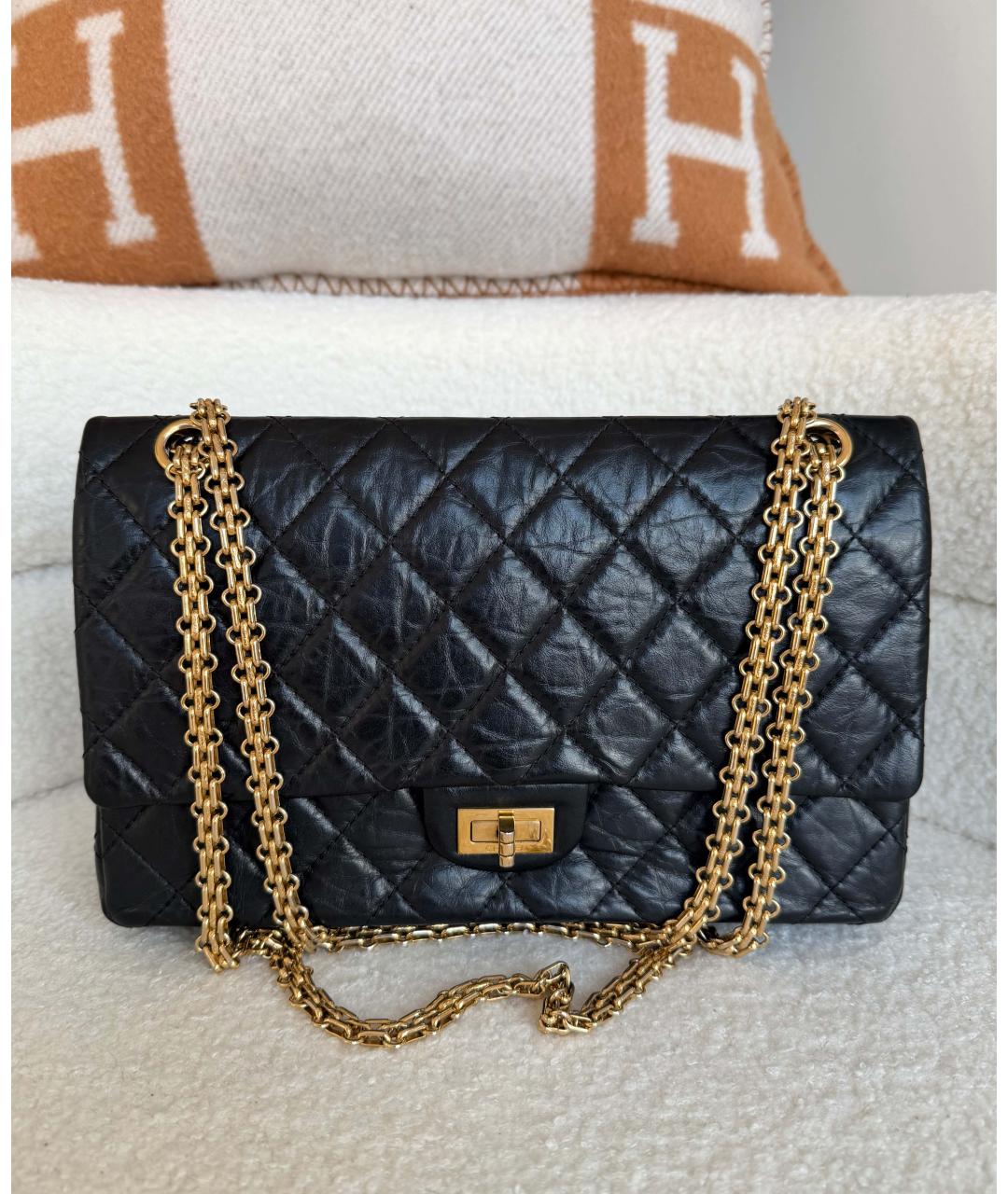 CHANEL Черная кожаная сумка через плечо, фото 10