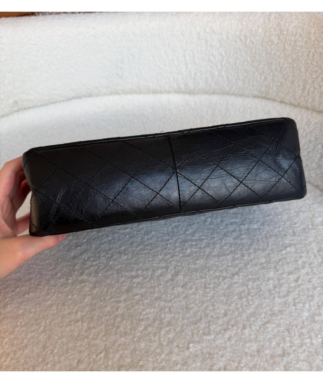 CHANEL Черная кожаная сумка через плечо, фото 4