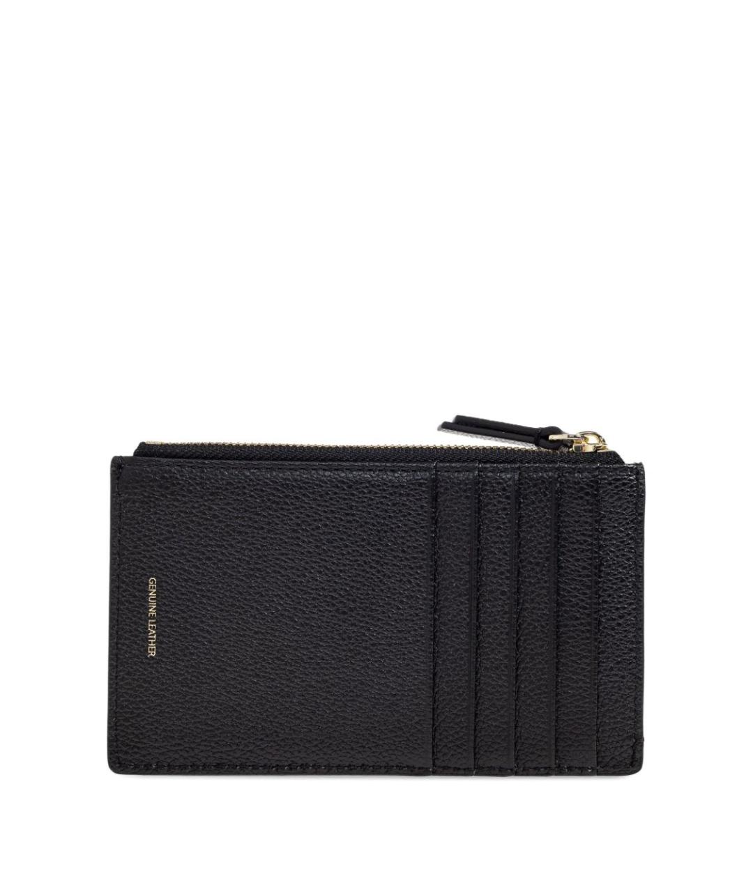 EMPORIO ARMANI Черный кожаный кардхолдер, фото 2